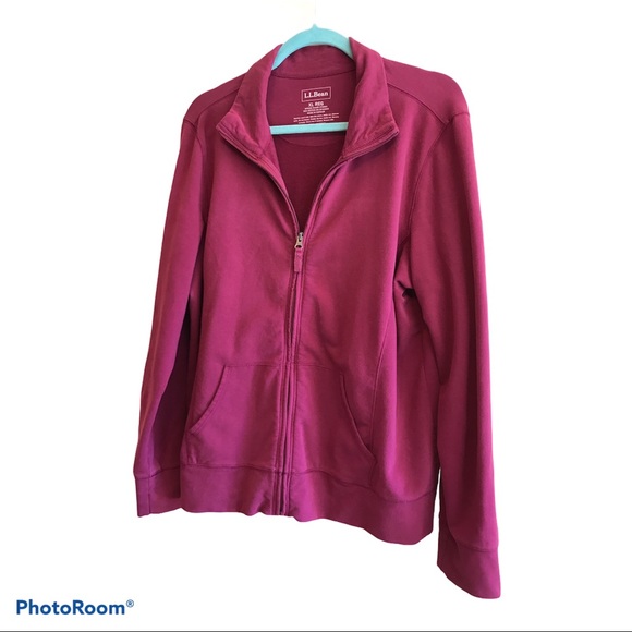 L.L. Bean Jackets & Coats Ll Bean Zipper Jacket Soft Cotton Poshmark